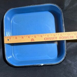 Vintage, robin blue, square cake pan,